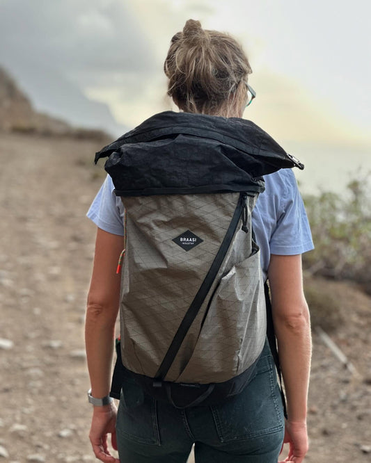 Braasi Slash Backpack - Combining X-Pac and Dyneema Fabrics for a Waterproof Backpack, ideal for travelling, adventure and everyday carry (EDC)